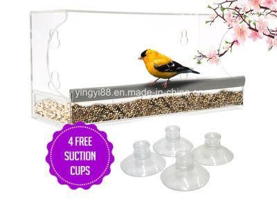 Best Price and Good Quanlity Square Window Bird Feeder