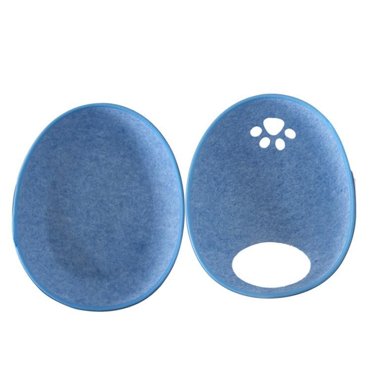 Pet Cave Nest Foldable Soft Winter Leopard Dog Bed