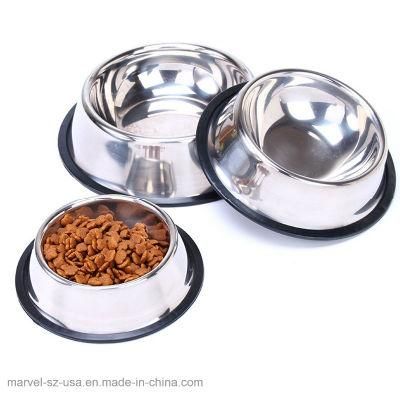 Pet Dry Food Bowls Drinking Water Dog Dish Feeder Food Bowl