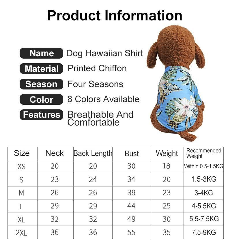 Wholesale Chiffon Pet Summer Clothes Dog Cat Tank Top T Shirt