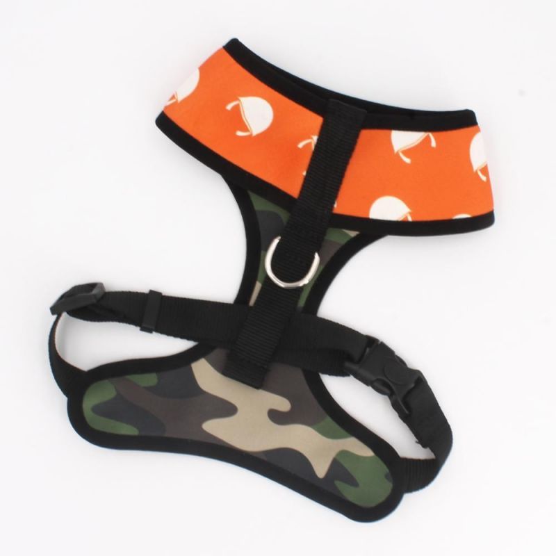 Reversible Harness for Dog with Custom Pattern, Reversible Harness