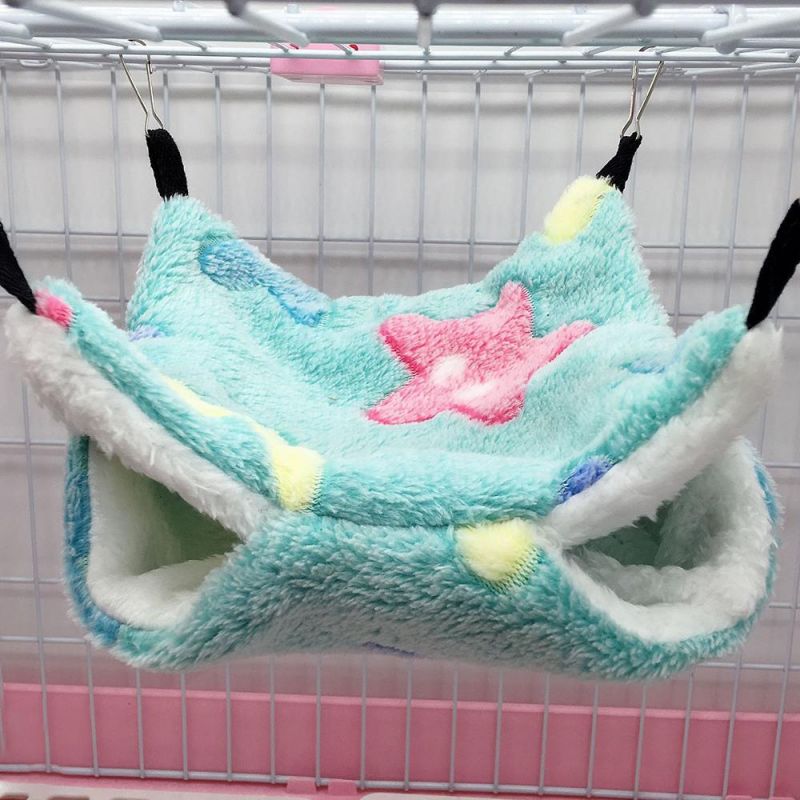 Small Pet Hammock Hanging Beds Hamster House Plush Cotton Nest