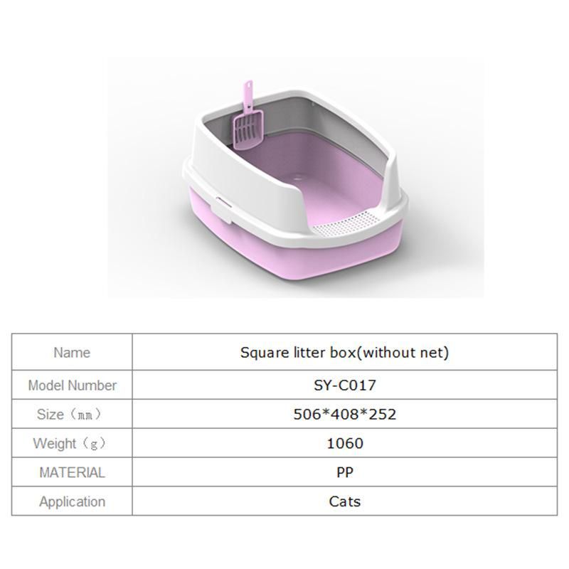Environmental Protection Cat Litter Box New Color Cat Litter Box Bathtub Cat Toilet Sales Low Wholesale Bulk Sales
