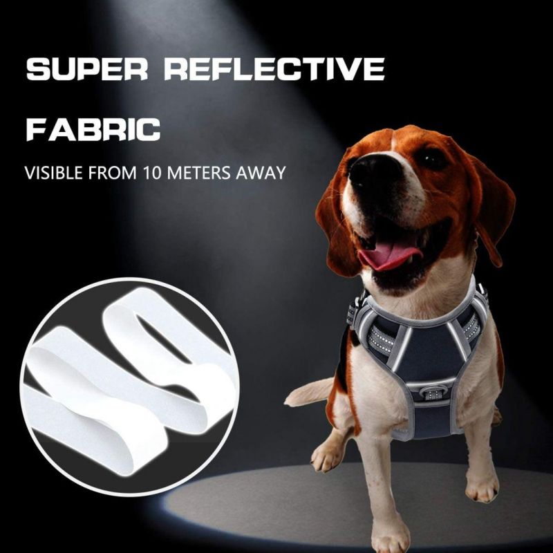 Fully Adjustable Pet Leash Vest for Small Medium Large Dog Breed