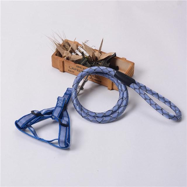 Reflective Rope Dog Leash with Matching Dog Harness