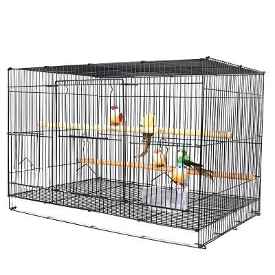 Metal Large Bird Breeding Cage with Wire Mesh Foldable