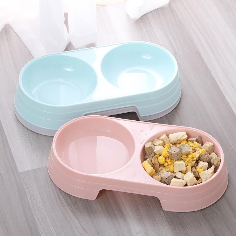 Wholesale Plastic Round Dog Bowl Pet Feeder Food Bowl