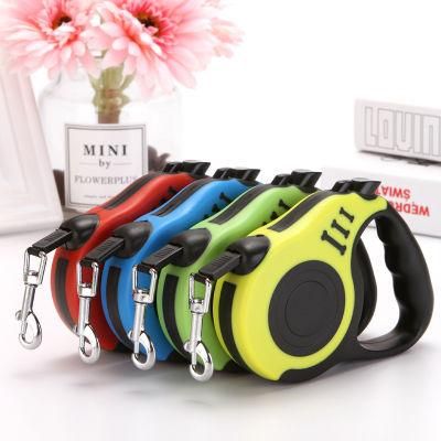 Pet Leash Automatic Retractable Dog Leash Bone Print Dog Leash