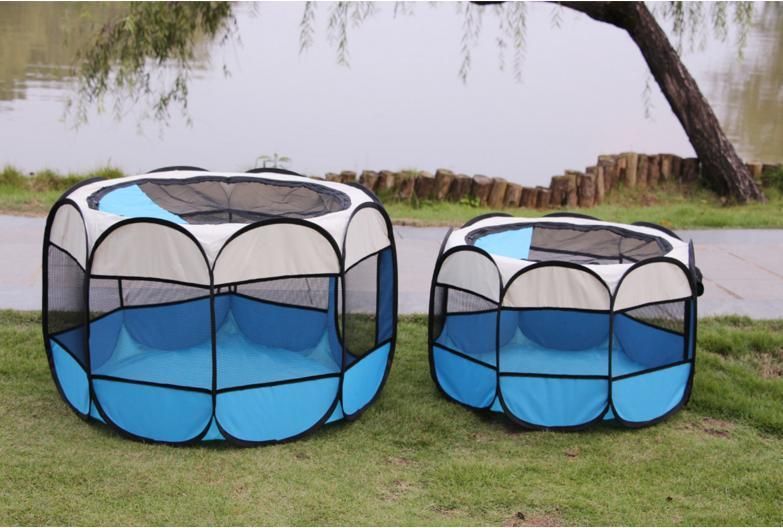 Dog Products, Portable Foldable Pet Playpen Exercise Pen Kennel for Dogs Small Puppies/Cats Indoor/Outdoor Use