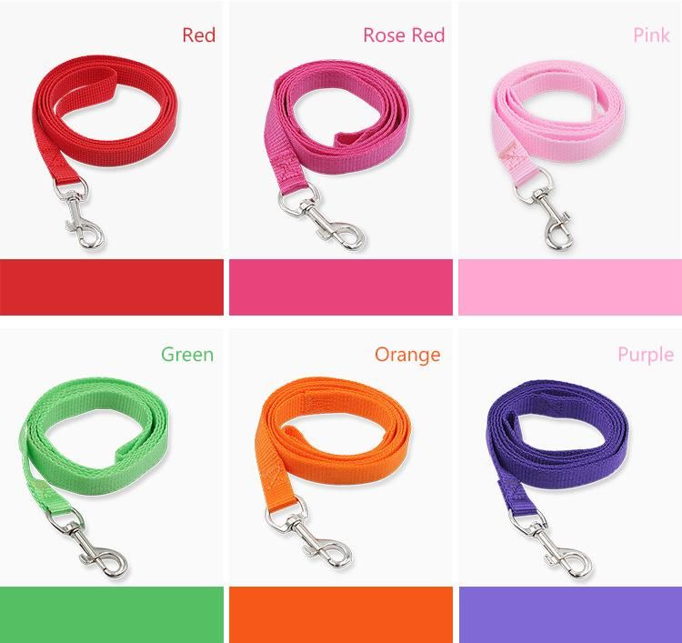 Wholesale New Fashion Multicolor 120cm Length Imitation Nylon Pet Leash for Dog