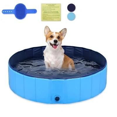 High Quality PVC Scratch Resistant Portable Pet Dog Swimming Pool