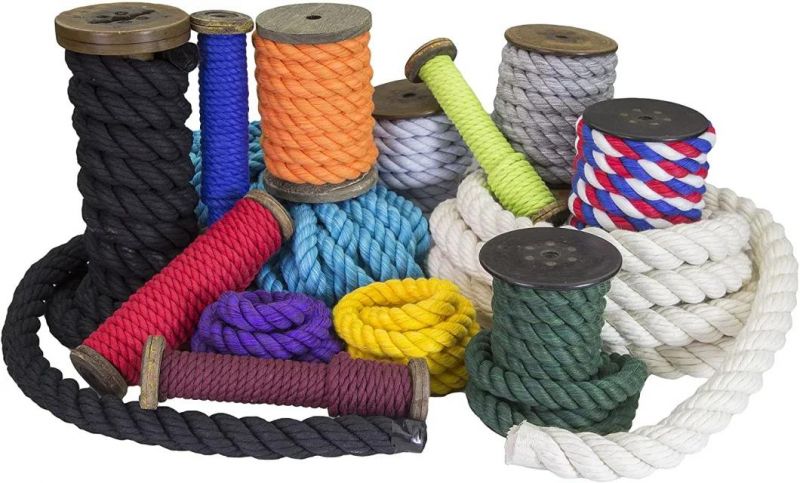 Strong Triple-Strand Rope Dog Leash for Sports, Dé Cor, Pet Toys, Crafts, Macramé & Indoor Outdoor Use