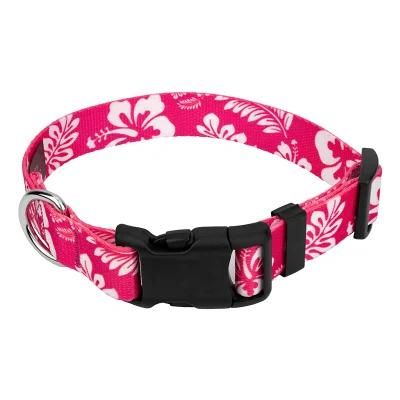 Custom Logo Detachalbe Polyester Buckle Personlized Dog Collar