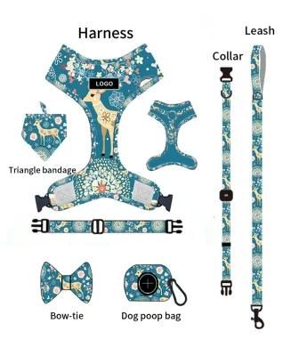 Custom Printing Dog Cool Harness LED