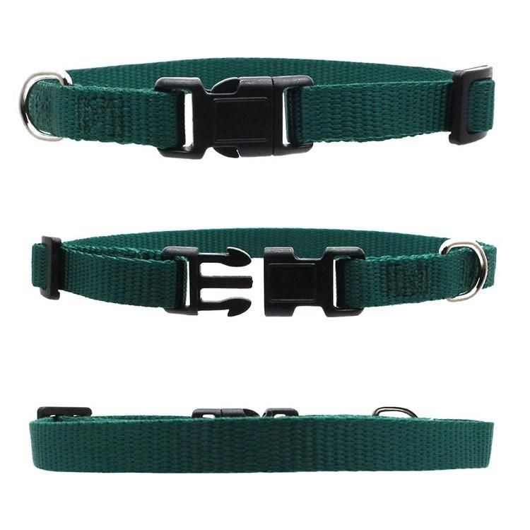Colourful Rainbow Nylon Solid Leash and Collar
