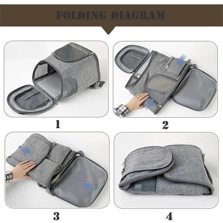 Customize OEM ODM Pet Travel Backpack Carrying Bag Carrier