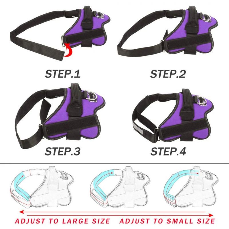 Adjustable Pet Harness with No More Pulling