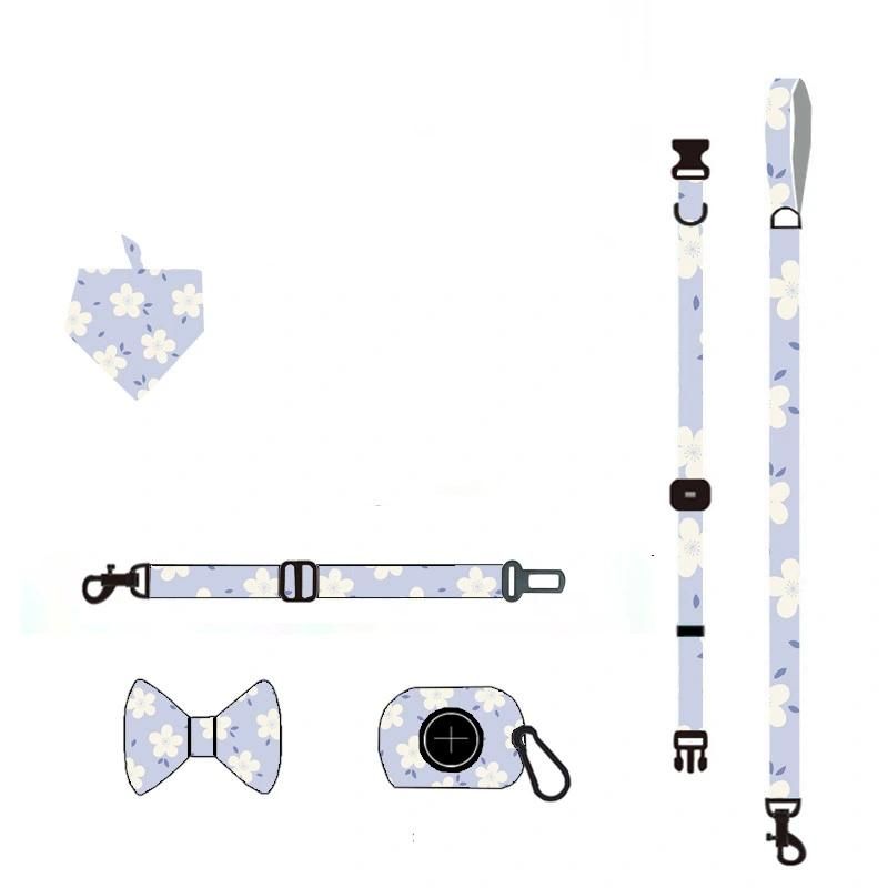 ODM OEM Customize Print Leash Collar Set Dog Harness