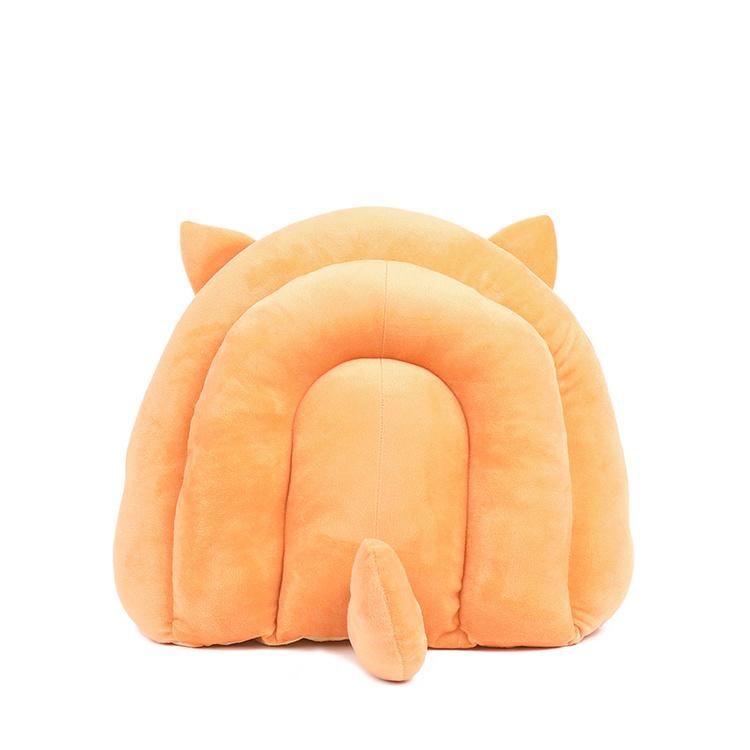 Manufacturer Hot Sale Small Dog Warm Soft Luxury Cat Bed Felt Cat Cave with Cat Window