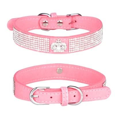 Crown Crystal Cat Harness Sparkling Rhinestone Pet Harness for Puppy