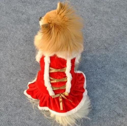 Fleece Christmas Dog Costumes with No MOQ