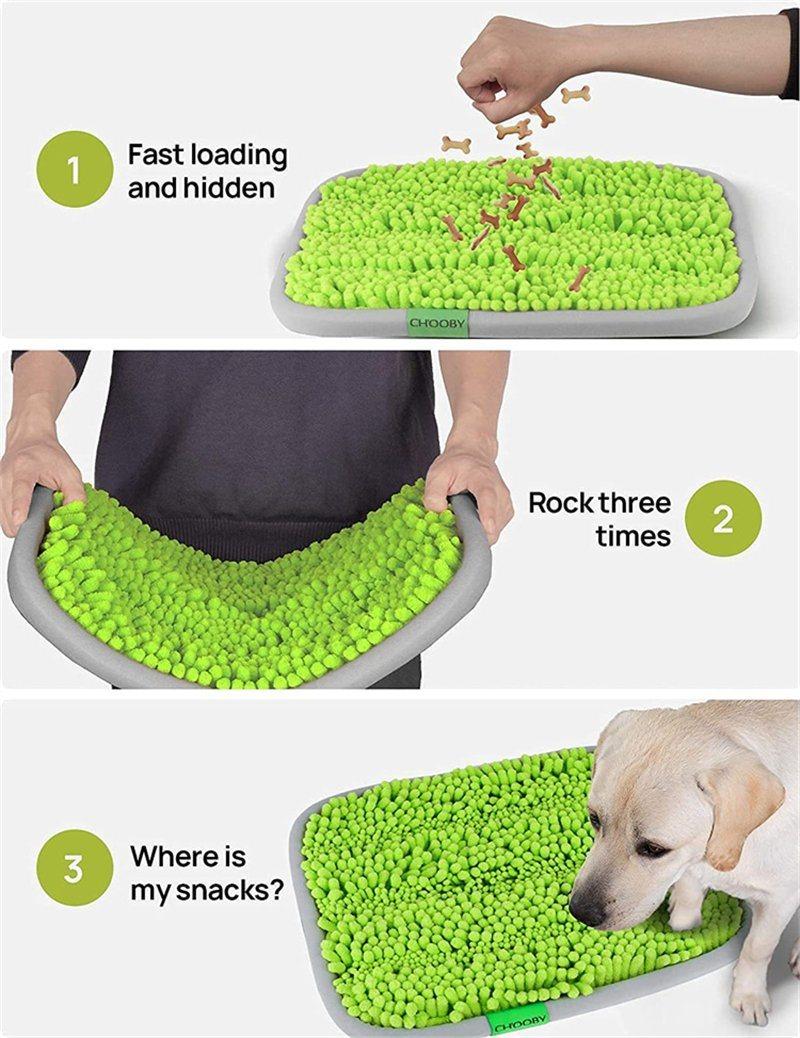 Pet Supplies Pet Products of Pet Snuffle Mat Dog Nosework Snuffle Mat for Dogs Training Feeding Stress Release Dog Toy