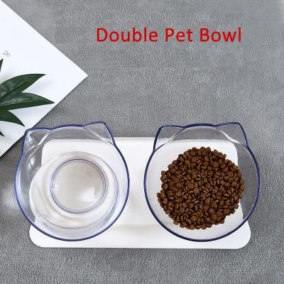 15 Degree Tilt Feeder Dog Food Bowls for Pet Neck Protect