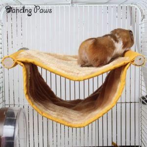 Small Pet Animal Hamster Hammock for Cage House Hanging Bed Cage Toys for Mice Rats Hammock