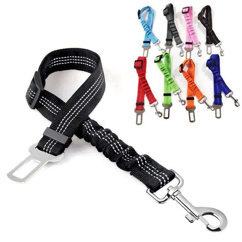 Car Dog Accessories Seat Belt Adjustable Safety Rope Pet Leash