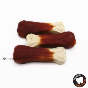 Chicken Duck Meat Pressed Rawhide Bone for Dog Pet Snacks