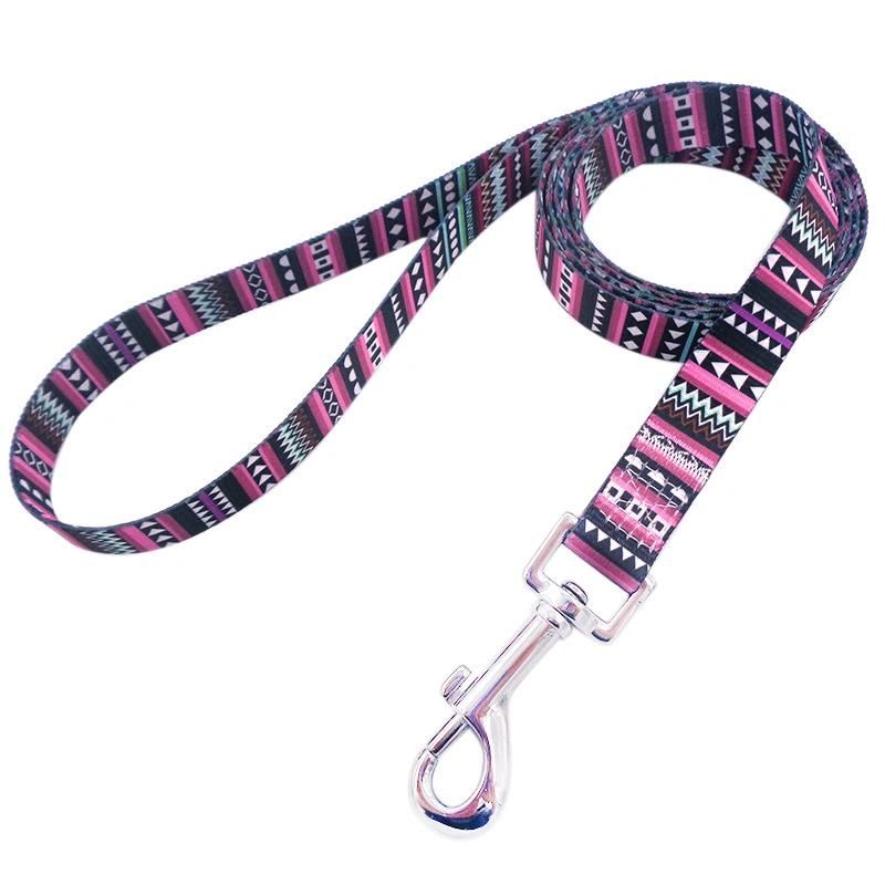 Wholesale Premium Dog Accessories Polyester Sublimation Dog Leashes Designer