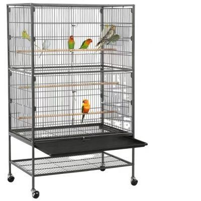 in Stock Customize OEM ODM Rotunda Bird Perch Stand up Parrot Cage