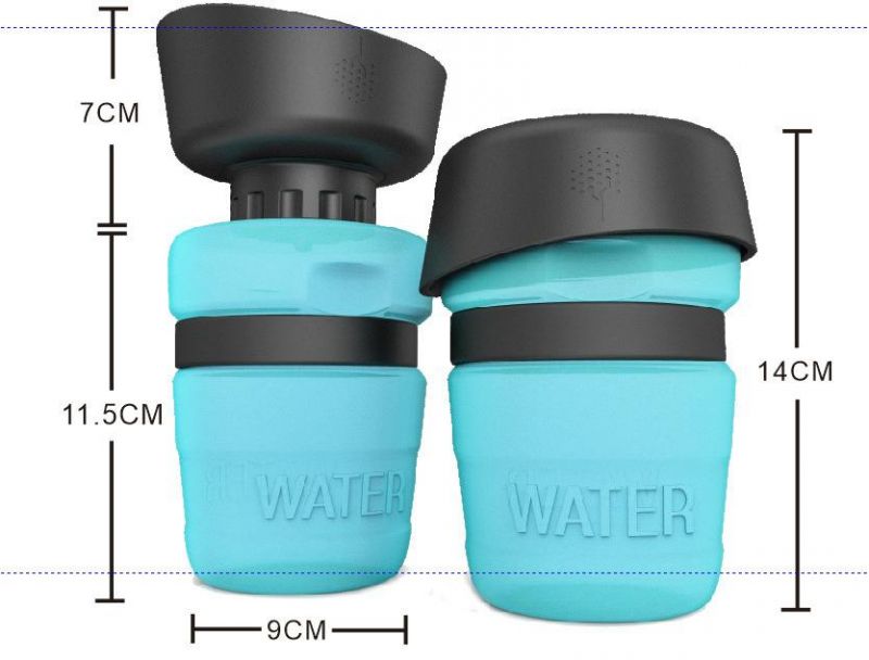 Anti-Choke Customized Logo Stocked Pet Bottle for Dog Drinking Bottles