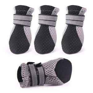 Black Outdoor Hot Sale Antiskid Pet Waterproof Pet Dog Shoes