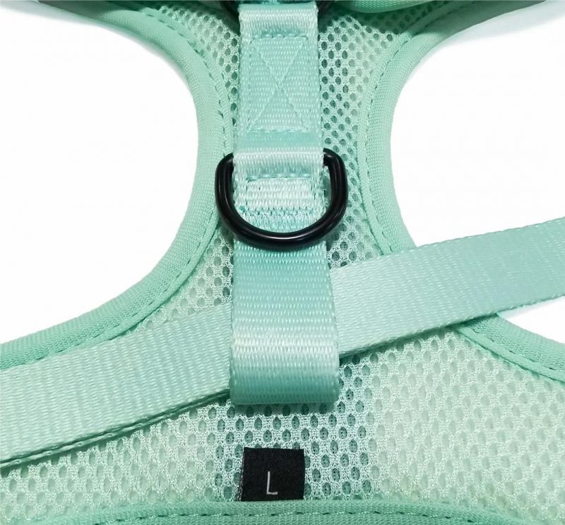Dog Manufacturer Macarons Colors Dog Adjustable Harness with Front D Ring, Reflective Dog Harness