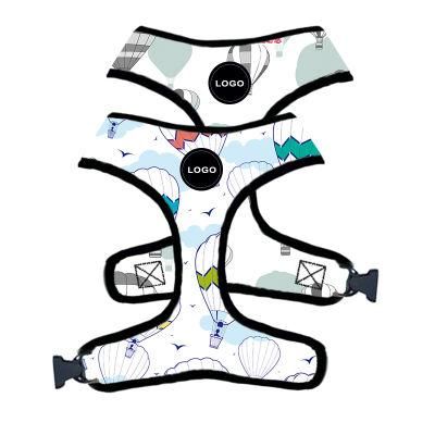 Dog Harness Vest Reflective Neoprene Custom Pattern Padded Dog Harness /Pet Accessories