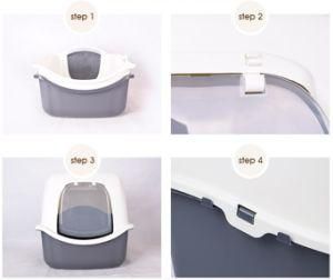 High Quality Fully Enclosed Cat Litter Box Cat Toilet P