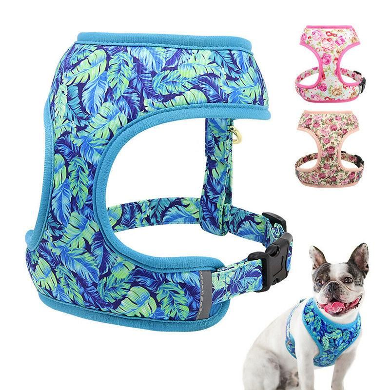 Premium Neoprene Dog Harness Retractable Design Dog Harness Personalized Adjustable Custom Dog Harness Set