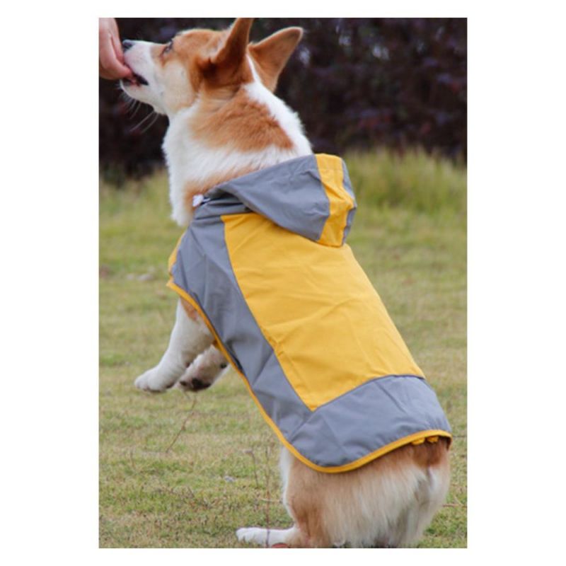 Outdoor Waterproof Reflective Hooded Dog Coat Dog Jacket Vestido Del Perro