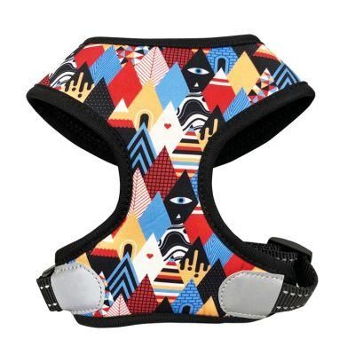 Manufacturer Custom Design Neoprene Handle Adjustable Pet Dog Harnesses