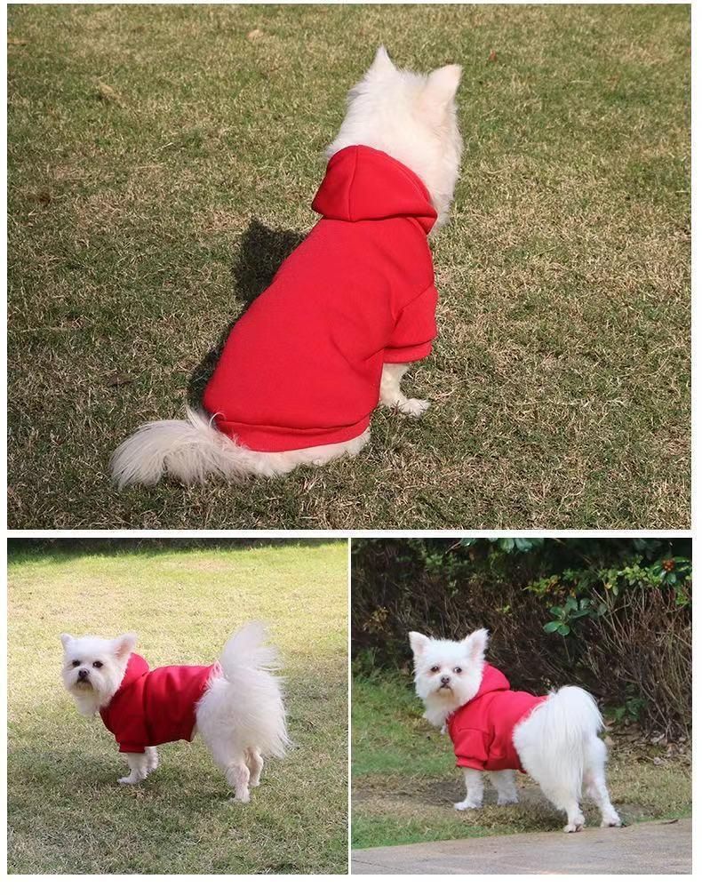 Security Dog Clothes Classic Pet Dog Hoodies Clothes for Small Dog Autumn Coat Pet Clothing