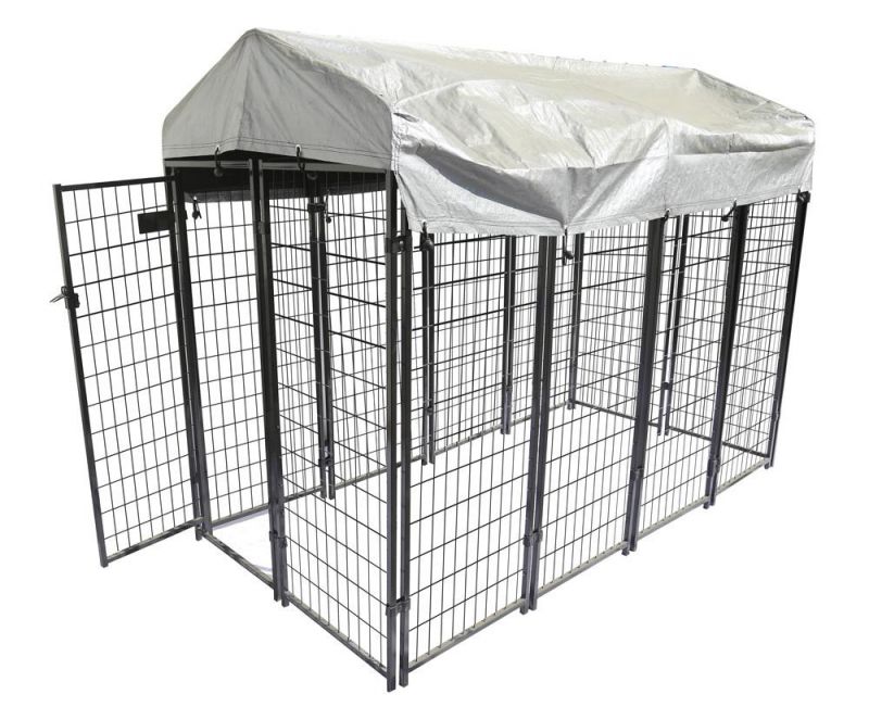 Large Medium Outdoor Dog Kennel with Waterproof Covered