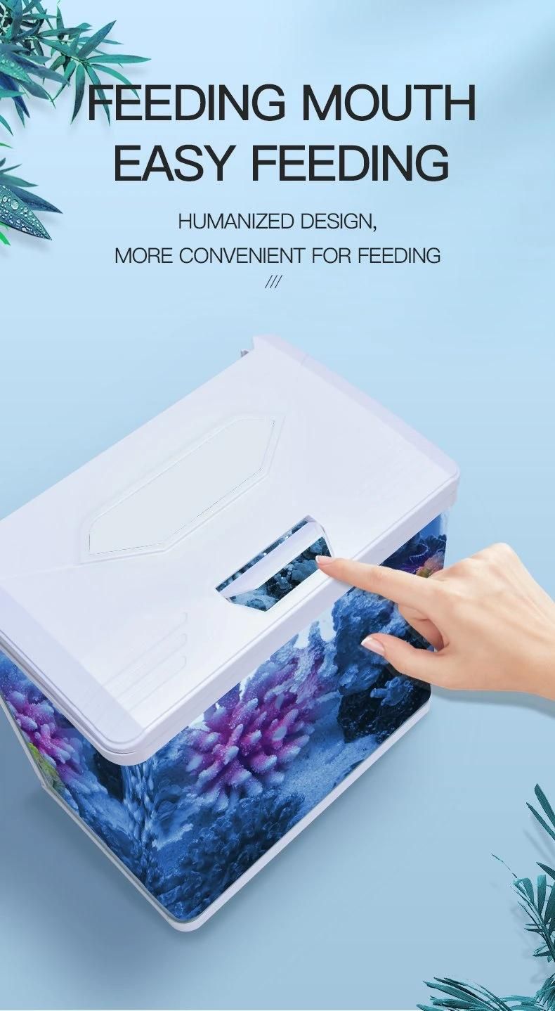 Yee Aquarium Pet Supply Glass Fish Tank Ecological Tank