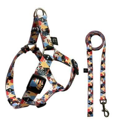 Manufacturer Custom Soft No Pull Pet Dog Harness Vest, Adjustable Designer Dog Harness Leash Set
