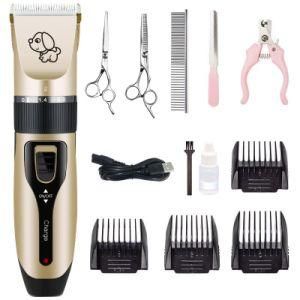 Pet Haircut Trimmer Shaver Set Pets Cordless Rechargeable