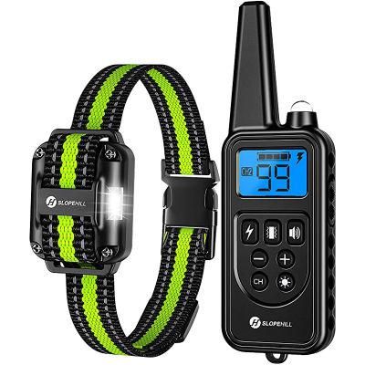 Wholesales Dog Training Collar Electric Waterproof Pet Anti Bark Shocker