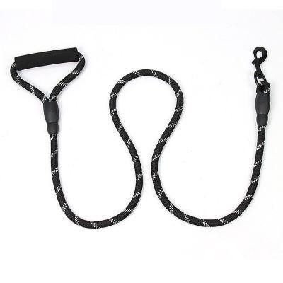 Mountain Climbing Durable Braided Nylon Reflective Round Rope Dog Pet Leash Soft Handle Pet Outdoor Sports//