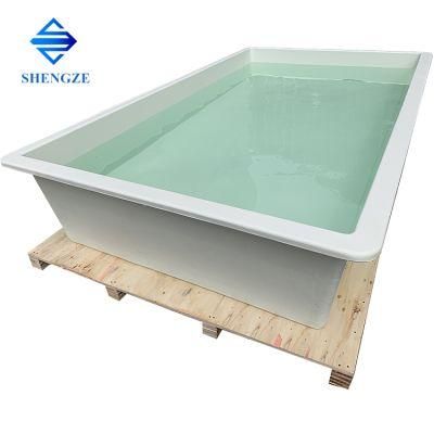 Wholesale Large Size Fiberglass Swimming Pool / FRP GRP Fish Tank for Aquaculture Hydroponics