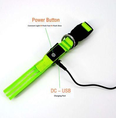 Safety &amp; Seen Light Collar Rechargeable LED Pet Collar