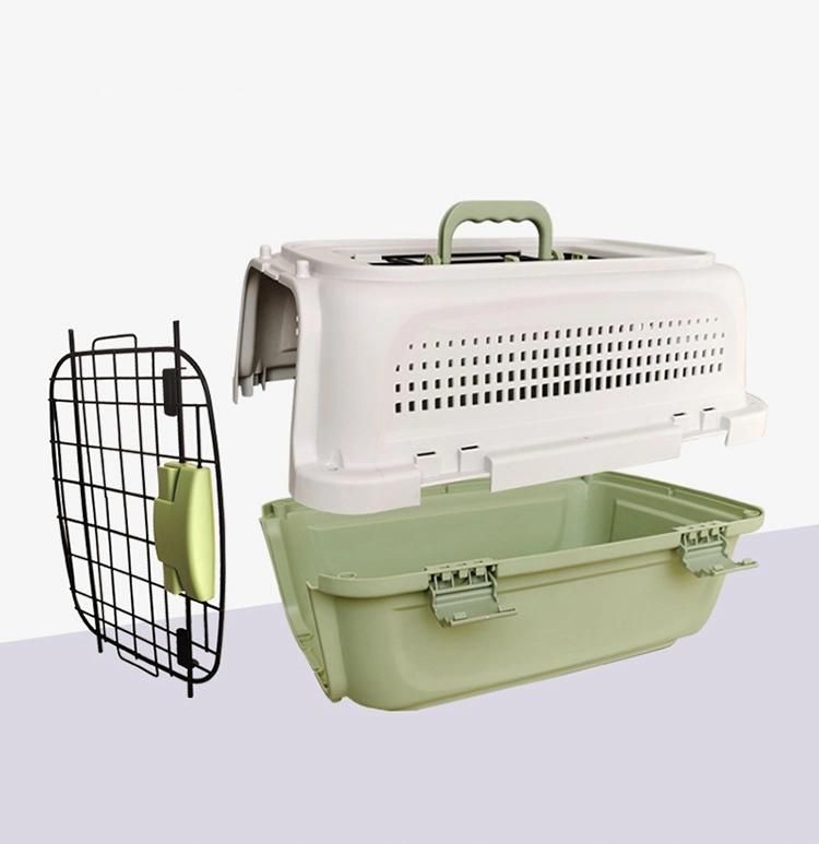 Portable Dog Carriers Cages Durable Pet Cages Carriers Houses Outdoor Travel Cat Transport Box Cat Consignment Box Cage